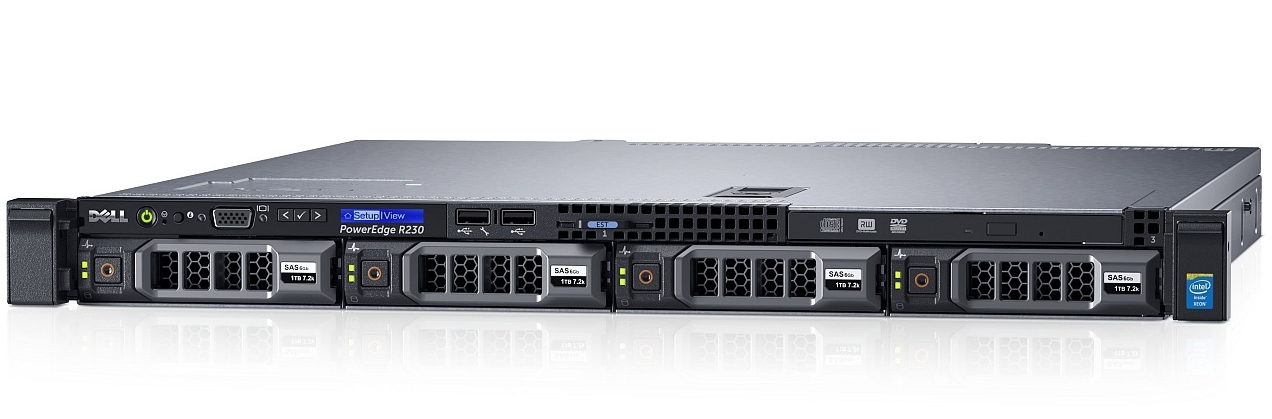 Máy Chủ Dell EMC PowerEdge R230 E3-1230V6 - 3.50 GHz 4 x 3.5